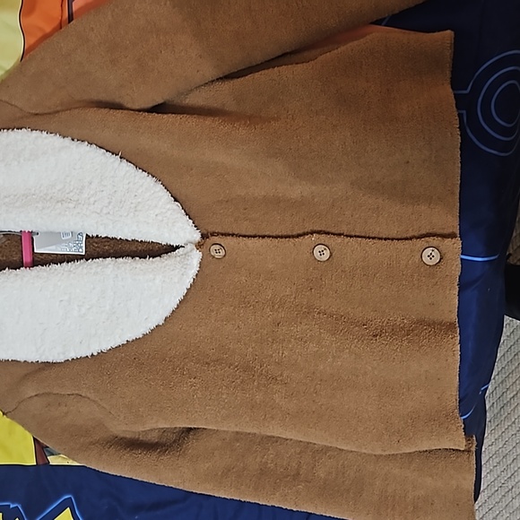 Barefoot dreams cozychic faux shearling cardigan - Picture 5 of 9